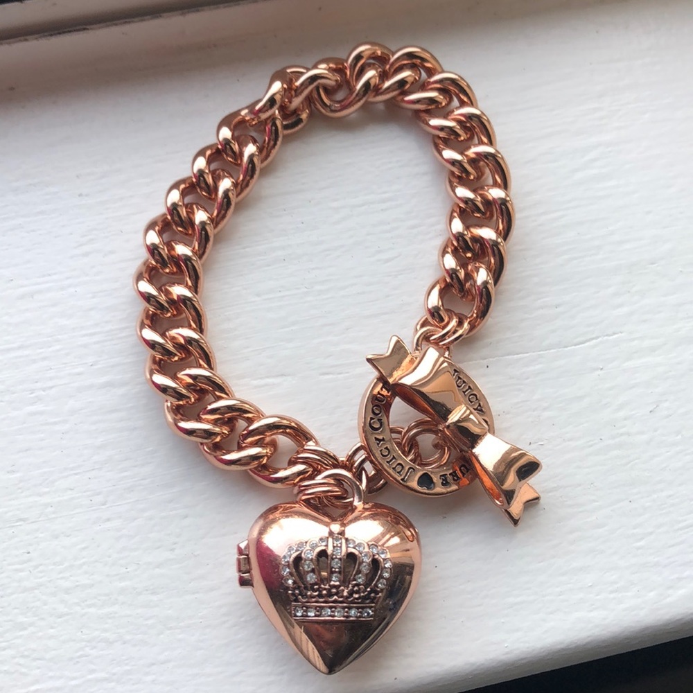 Juicy Couture Rose Gold Locket Bracelet
